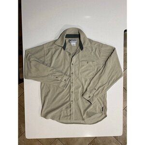 Men’s Fleece Columbia Titanium Shirt Button-Up Size Small